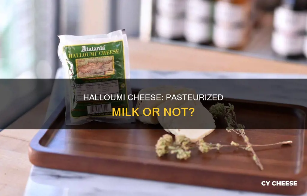 is halloumi cheese made from pasteurized milk