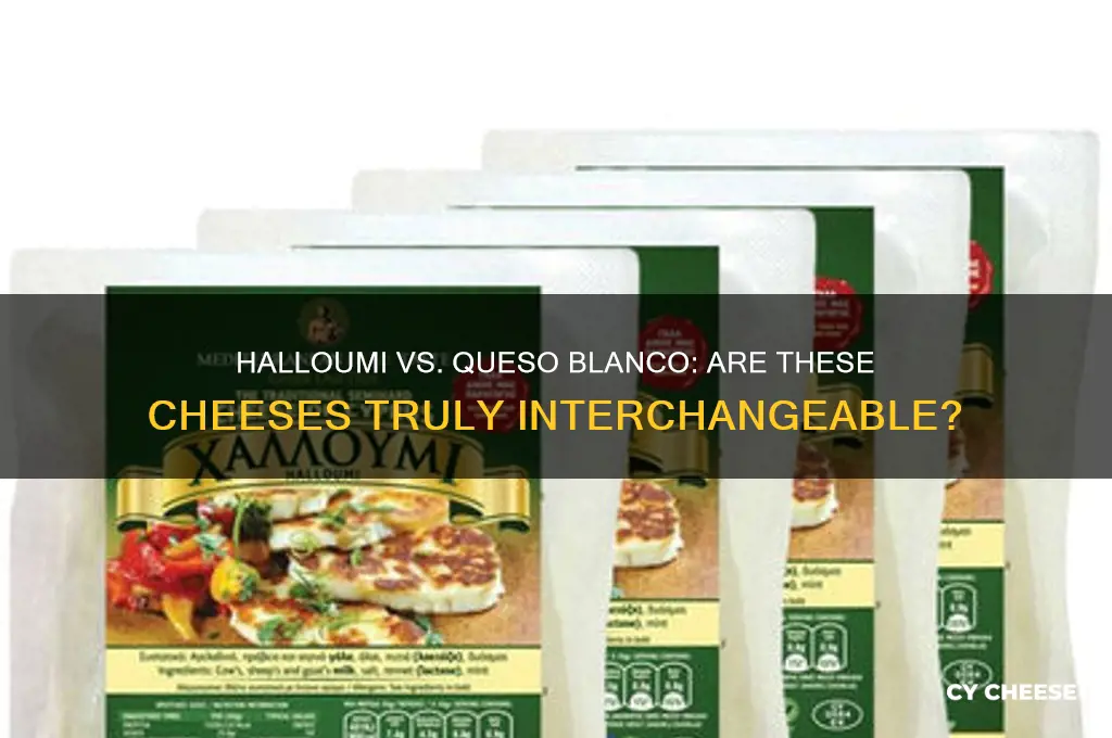 is halloumi cheese the same as queso blanco