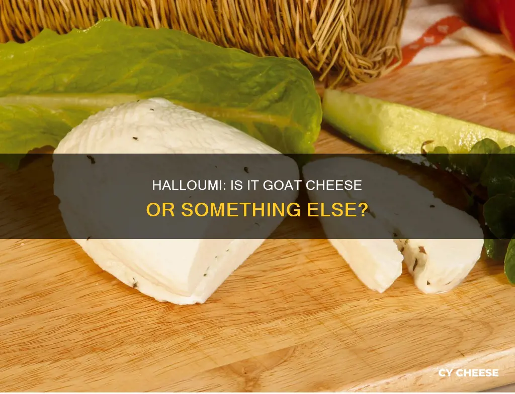 is halloumi goat cheese