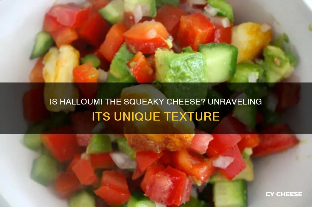 is halloumi squeaky cheese