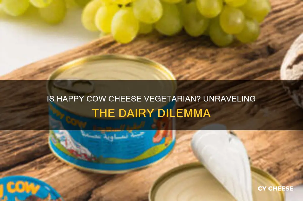 is happy cow cheese vegetarian