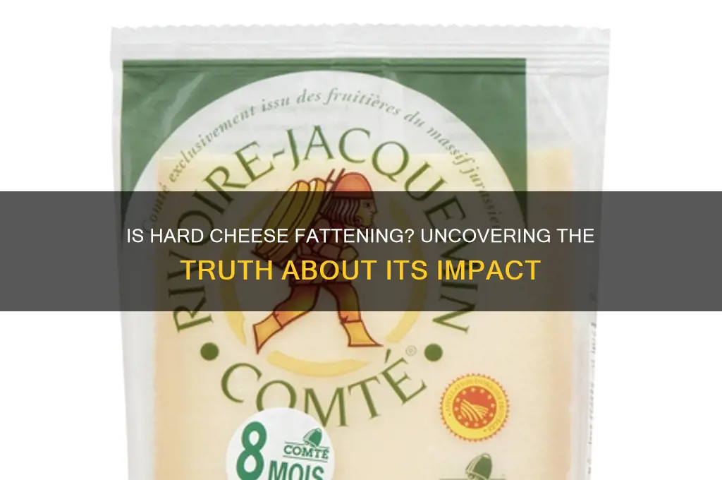 is hard cheese fattening