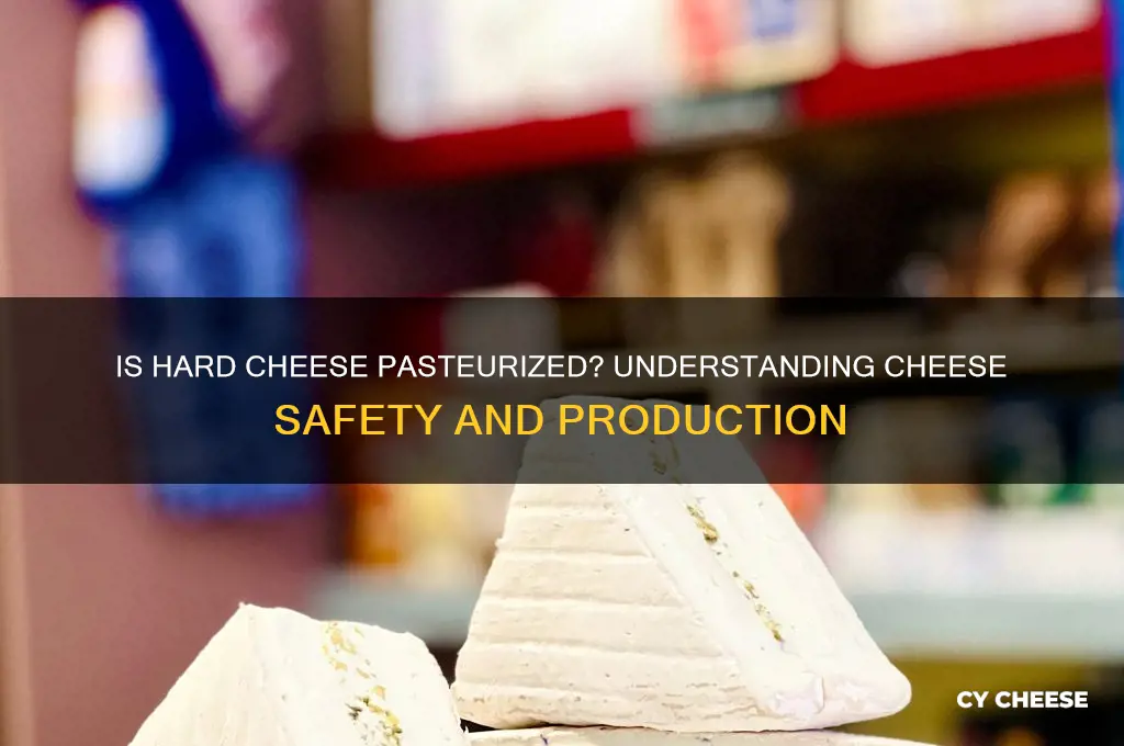 is hard cheese pasteurized