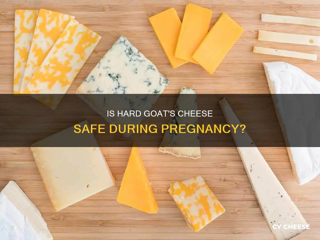 is hard goats cheese safe in pregnancy