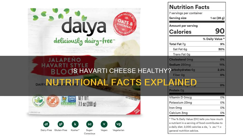 is harvarti cheese healthy
