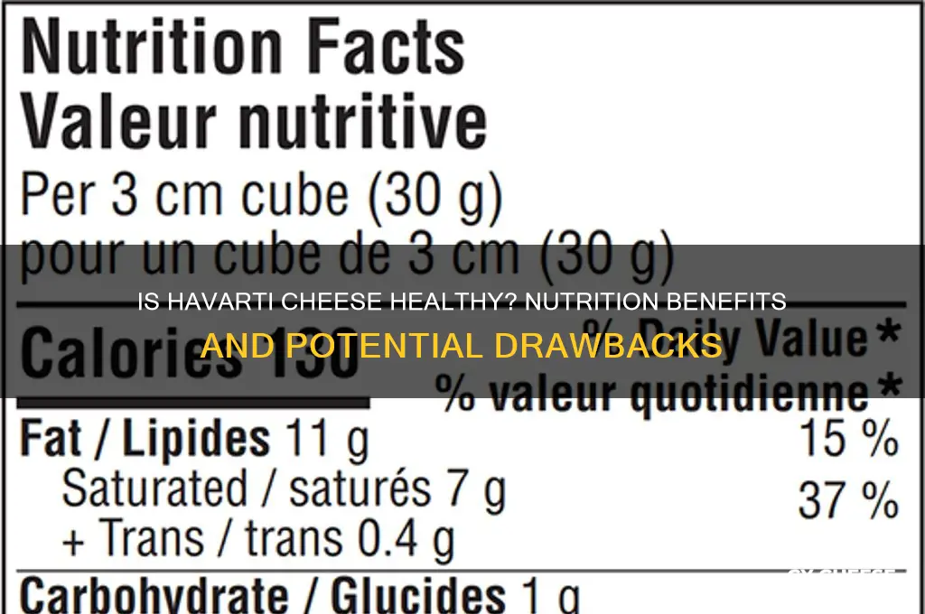 is havarti cheese good for you