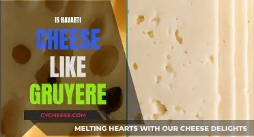 Havarti and Gruyere: Similar Cheeses, Different Tastes