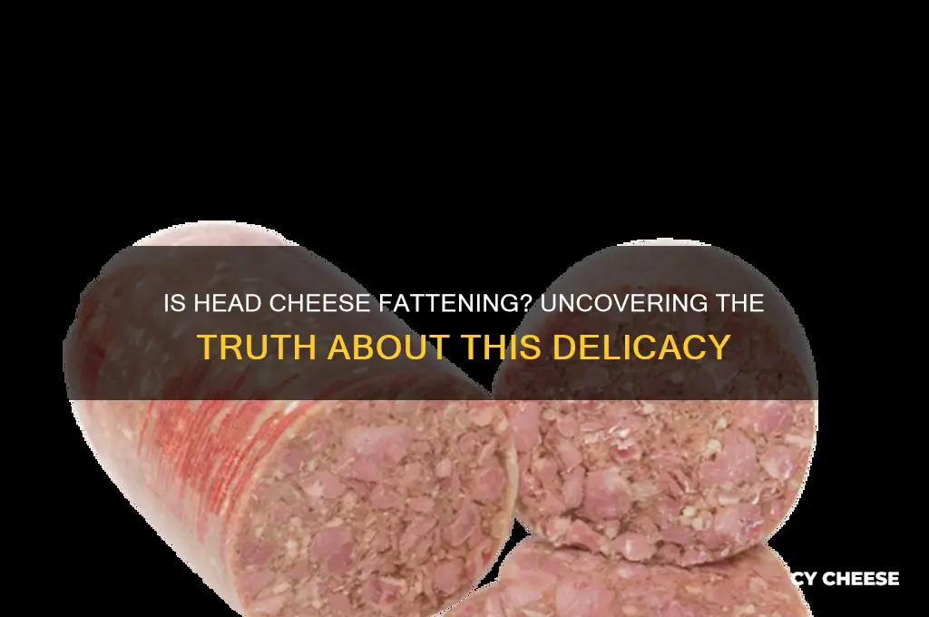 is head cheese fattening