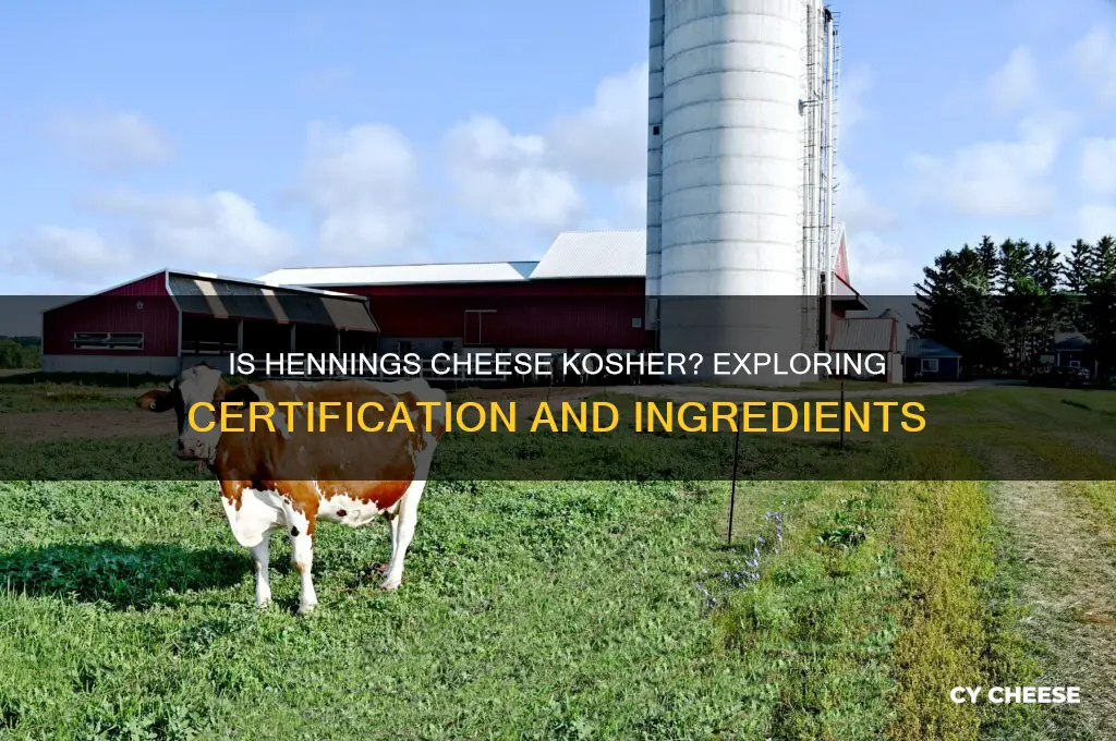 is hennings cheese kosher