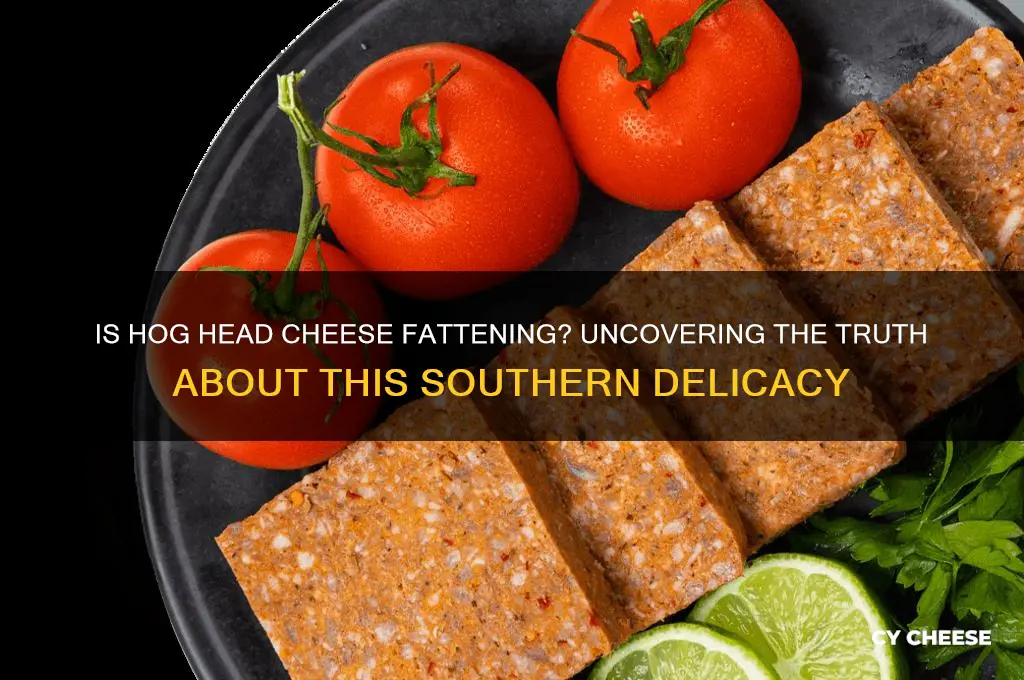 is hog head cheese fattening