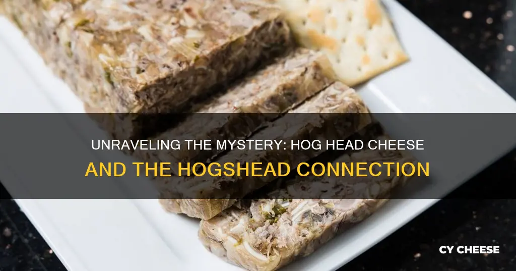 is hog head cheese made from a hogshead