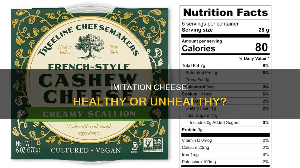 is imitation cheese healthy
