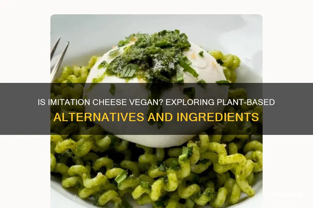 is imitation cheese vegan