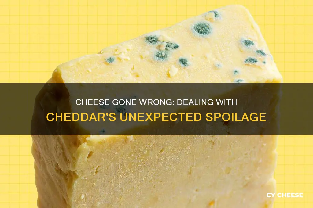 is it bad my cheddar cheese spoiled