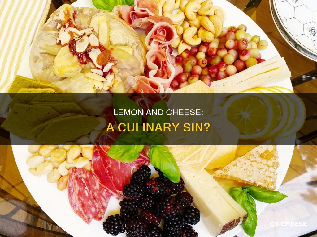 is it bad to mix lemon juice and cheese together