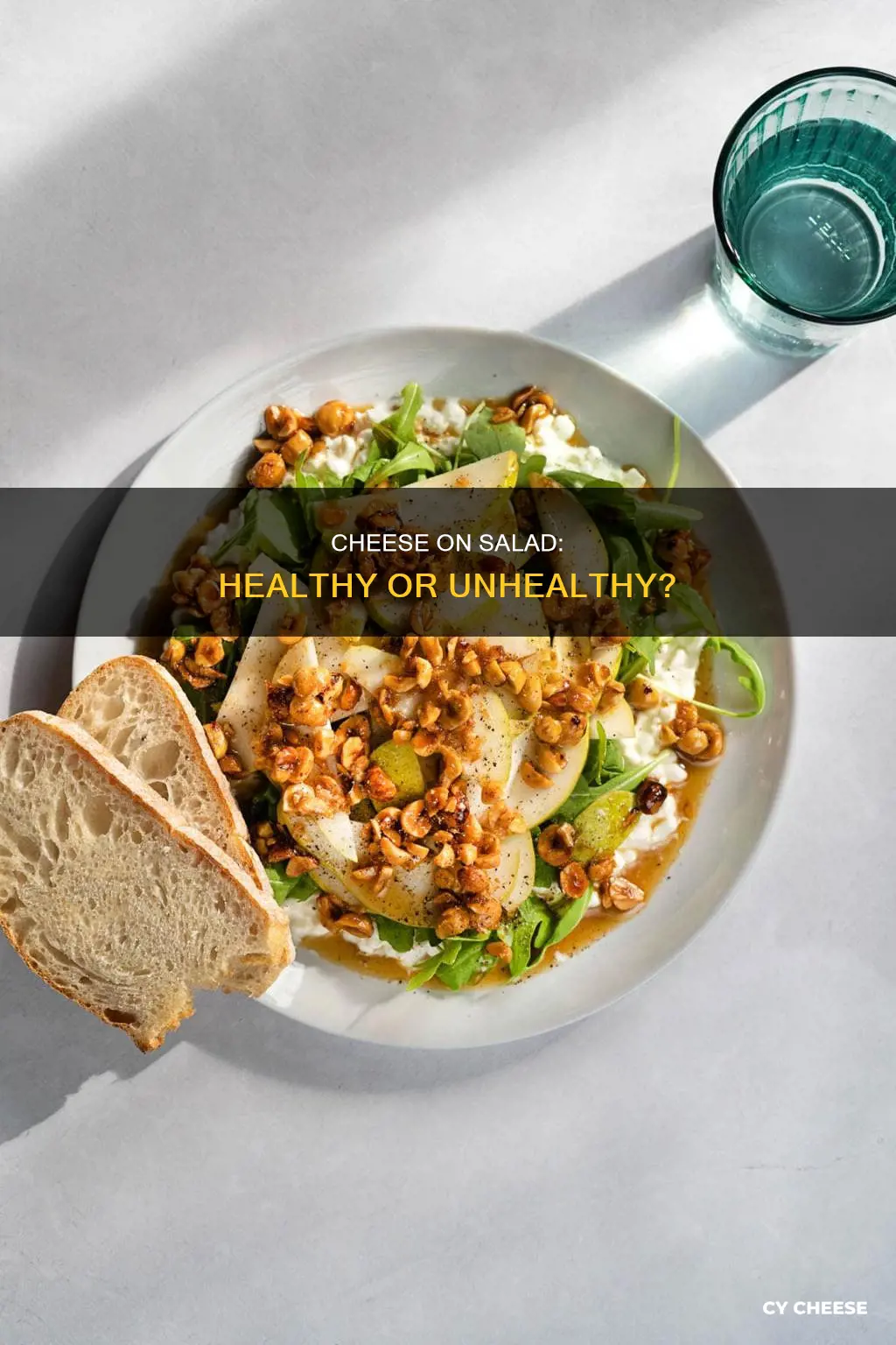 is it bad to put cheese on salad