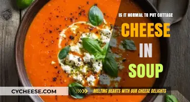Cottage Cheese in Soup: A Culinary Debate or Normal Practice?