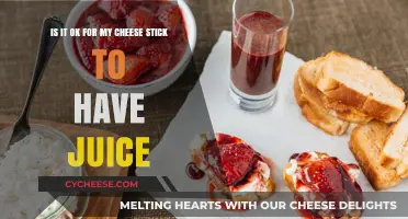 Cheese Stick Juice: A Tasty Mistake or Perfect Pairing?