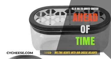 Can You Grate Cheese Ahead of Time? Tips and Storage