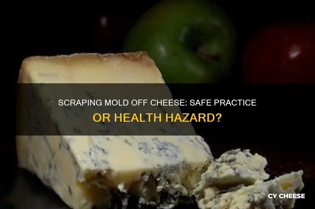 is it ok to scrape mold off cheese