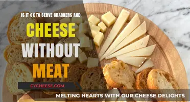 Cheese and Crackers: A Filling Meatless Delight