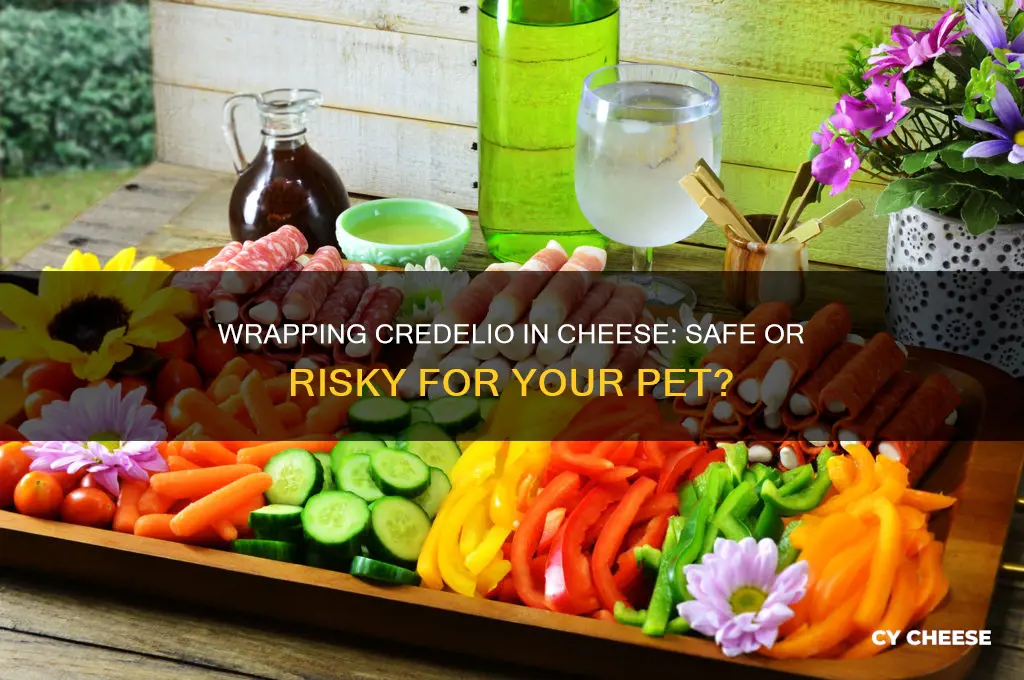 is it okay if i wrapped credelio in cheese