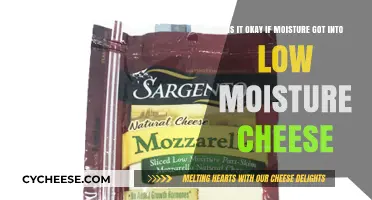 Moisture in Low-Moisture Cheese: Is It Safe to Eat?