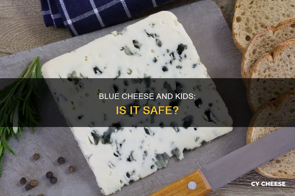 is it okay to give my 10 old blue cheese