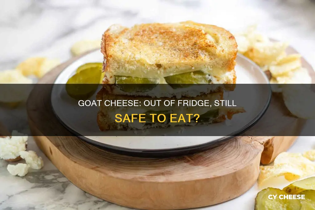 is it okay to leave goat cheese out