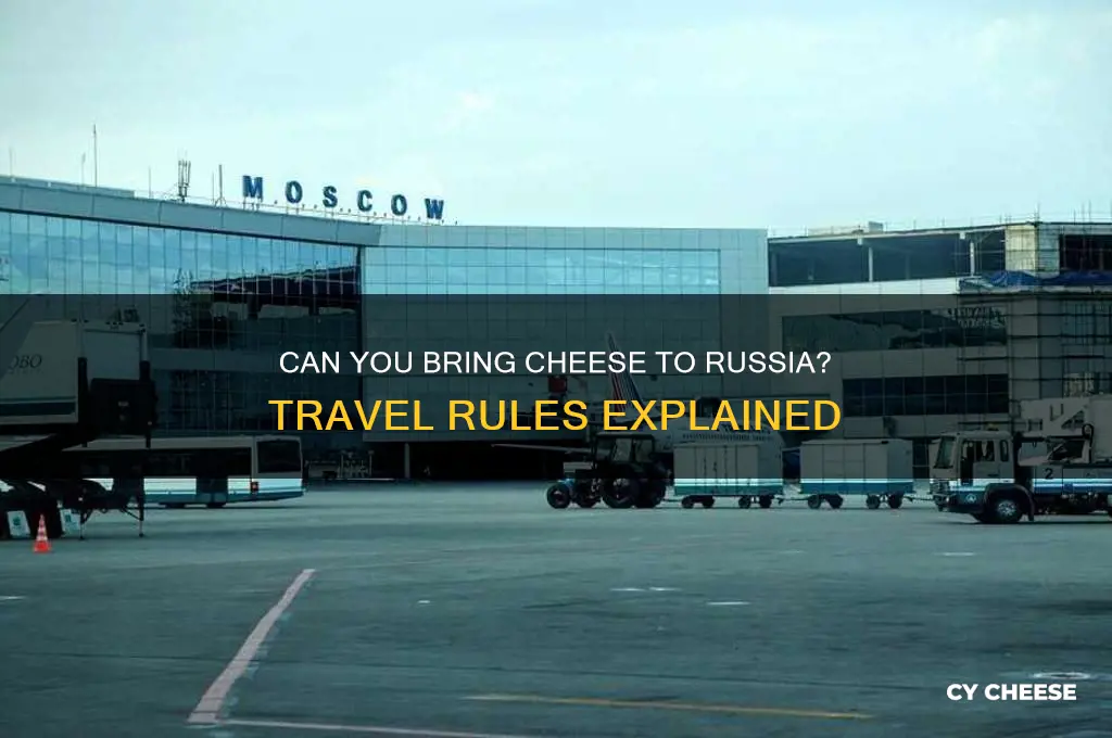 is it permitted to bring cheese to russia