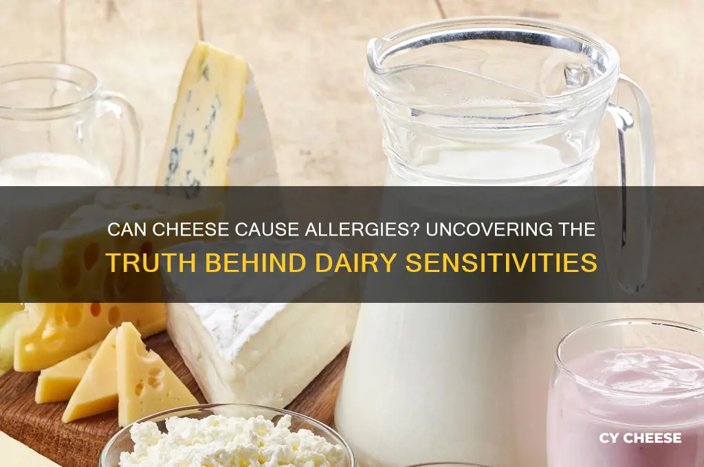 is it possible to be allergic to cheese