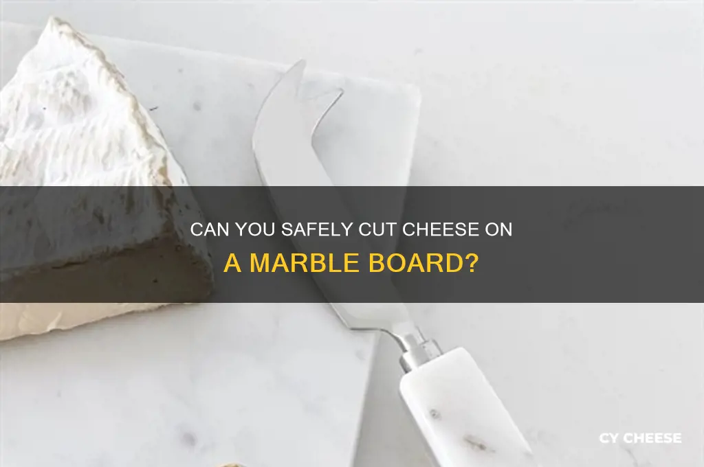 is it possible to cut on a marble cheese board