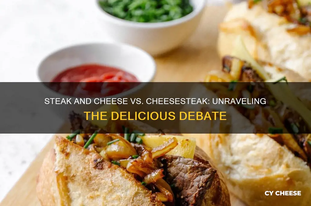 is it steak and cheese or cheese steak