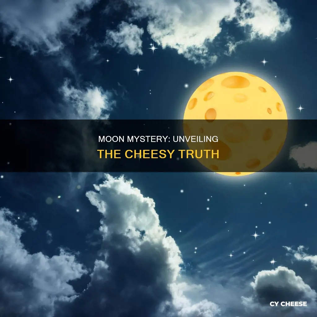 is it true that the moon is made of cheese