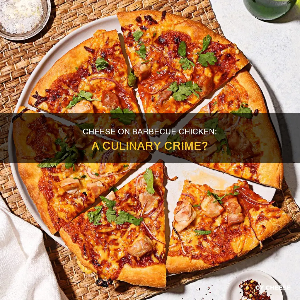 is it wrong to put cheese on barbecue chicken