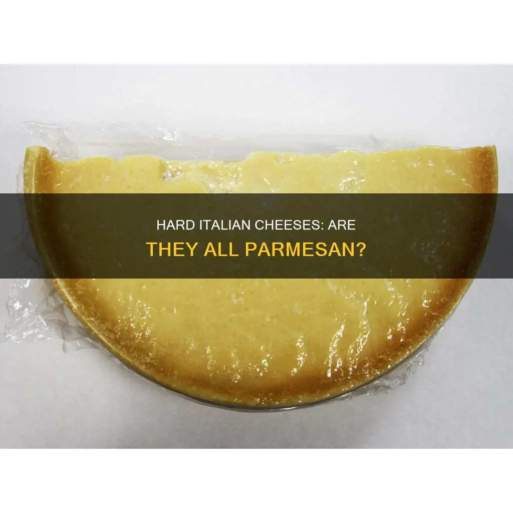 is italian hard cheese the same as parmesan
