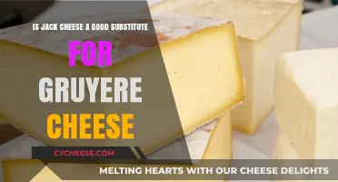 Jack Cheese vs. Gruyere: A Tasty Substitute or Missed Mark?