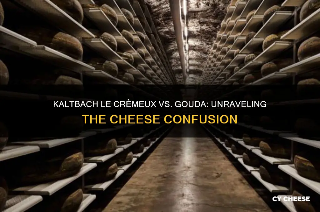 is kaltbach le cremeux cheese the same as gouda