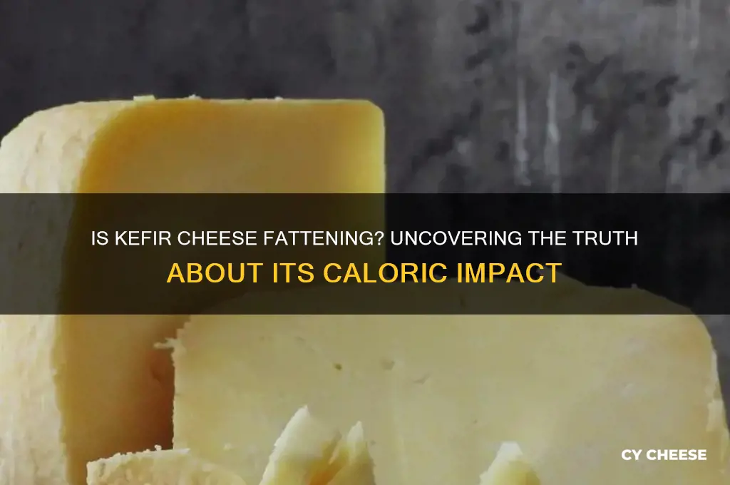 is kefir cheese fattening