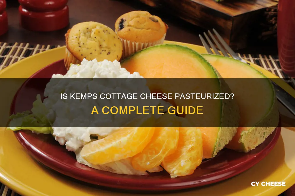 is kemps cottage cheese pasteurized