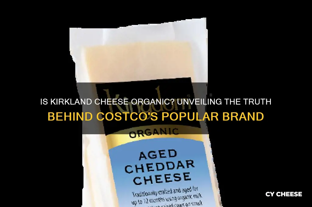 is kirkland cheese organic