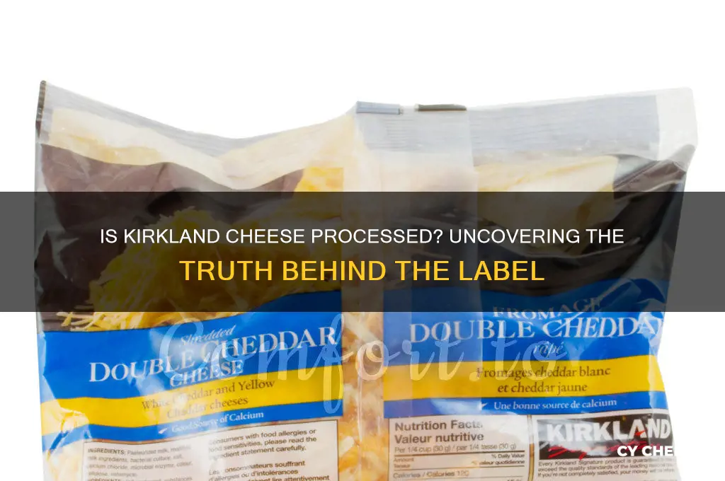 is kirkland cheese processed