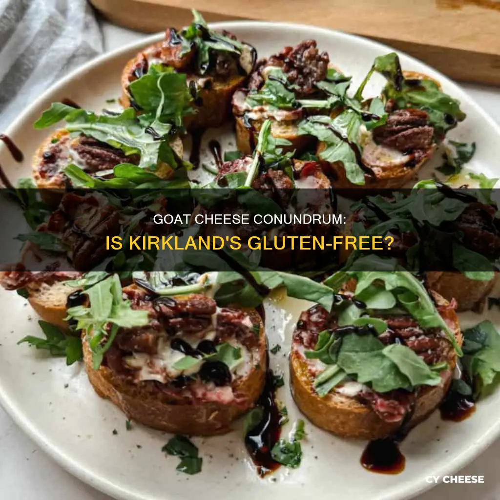 is kirkland goat cheese gluten free