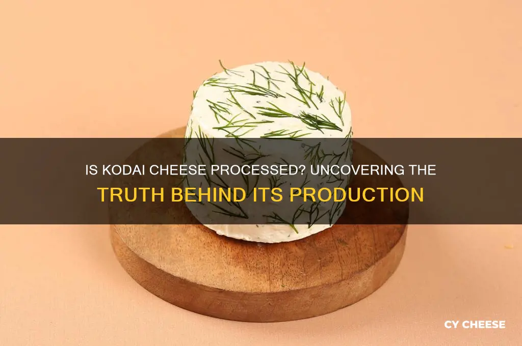 is kodai cheese processed