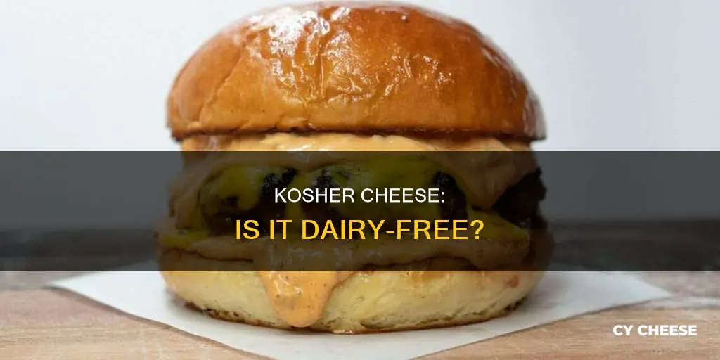 is kosher cheese dairy free