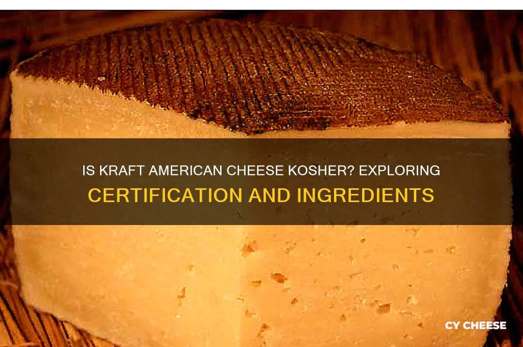is kraft american cheese kosher