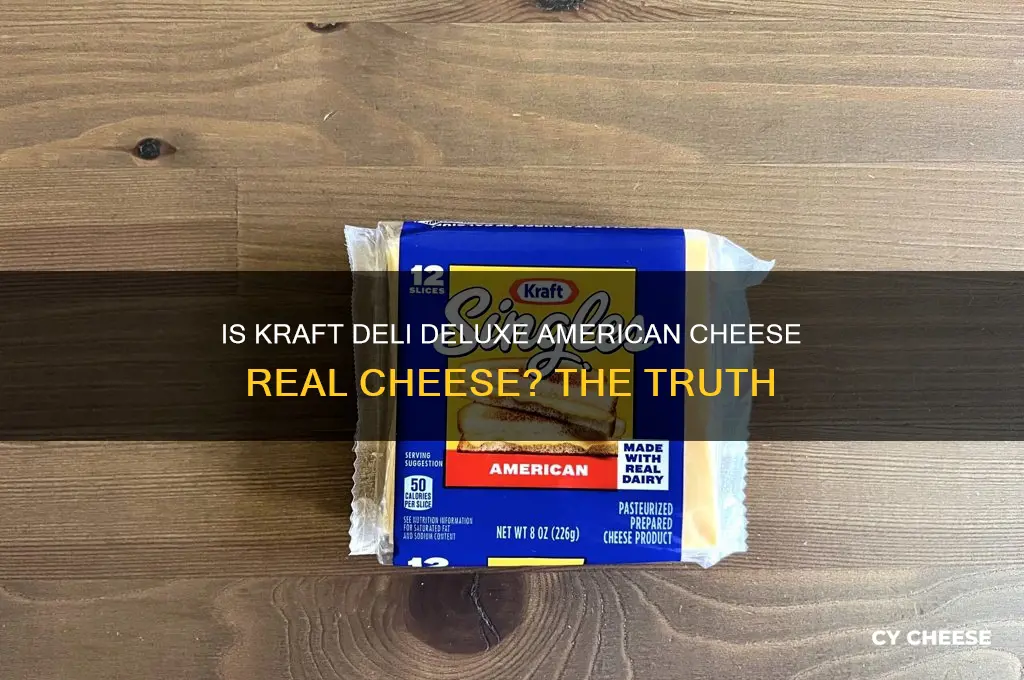 is kraft deli deluxe american cheese real cheese