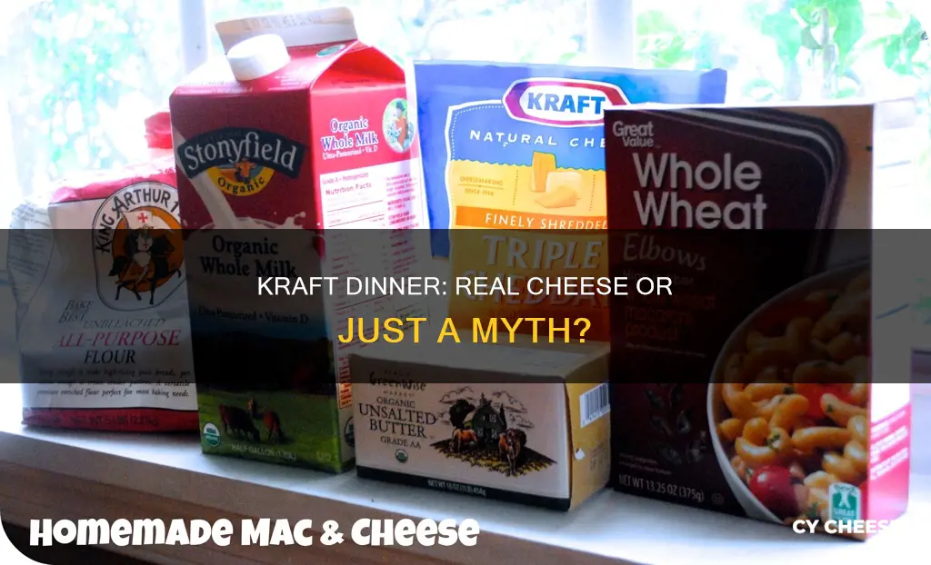 is kraft dinner made with real cheese