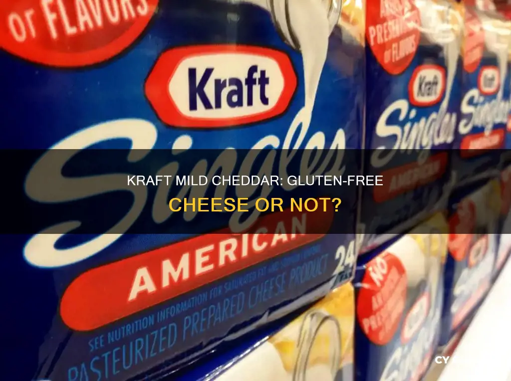 is kraft finely shredded mild cheddar cheese gluten free