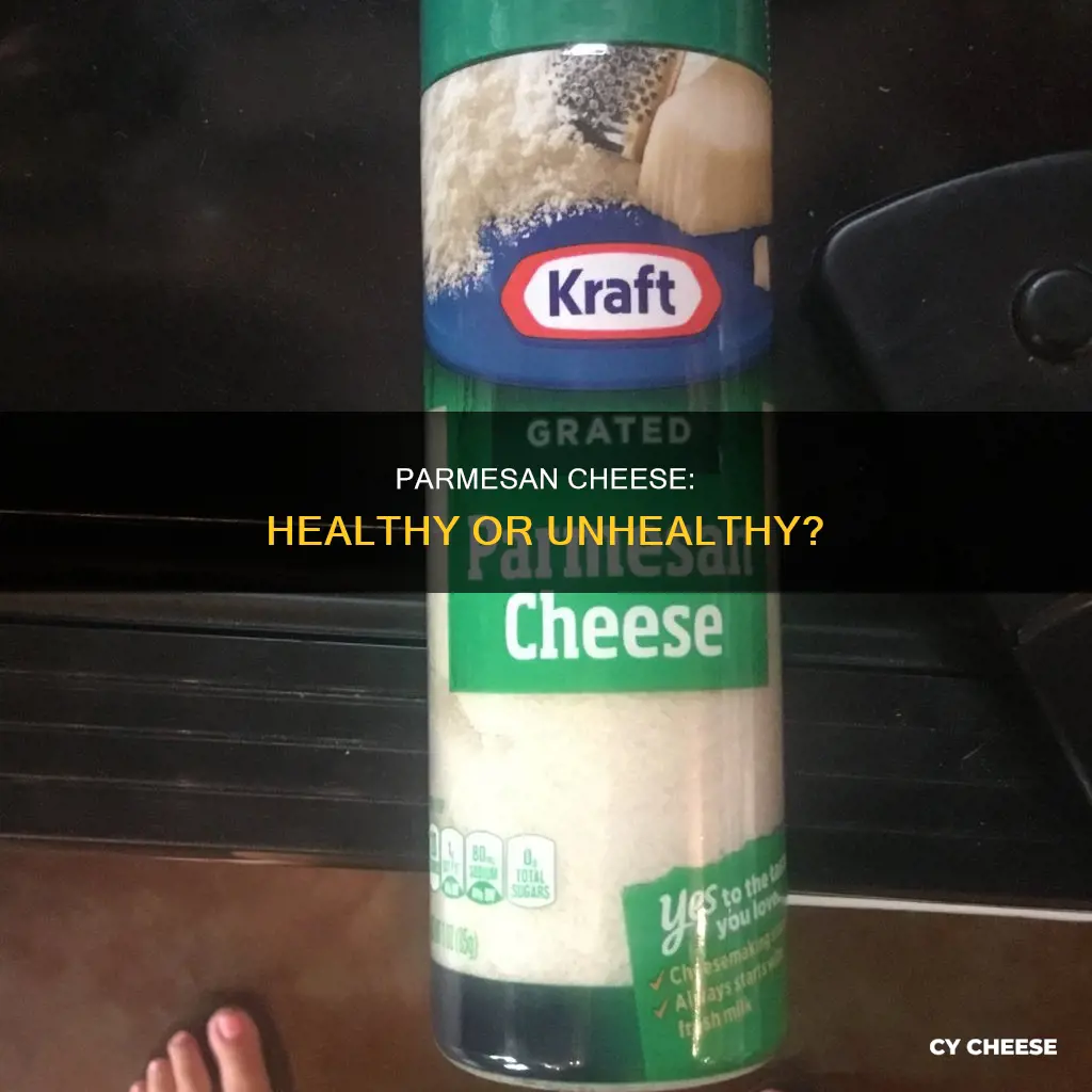 is kraft grated parmesan cheese healthy